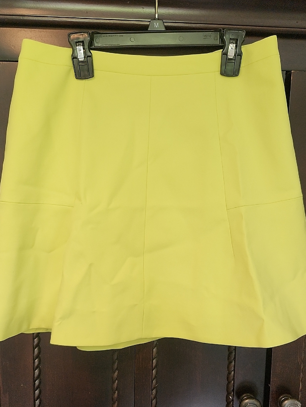 J. Crew Women's Yellow A-Line Skirt